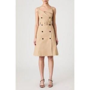French Connection Tan Trench Dress